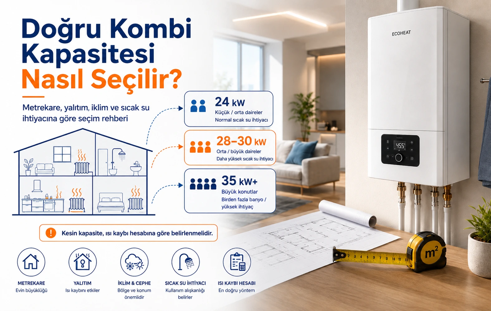 Doğru Kombi Kapasitesi Nasıl Seçilir?